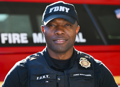 Fire marshal Stephan Noel