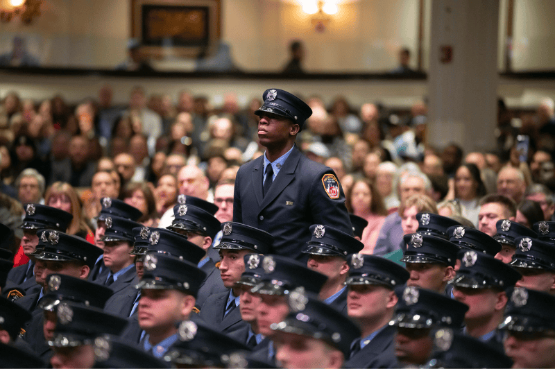 The third class of 2025 probationary firefighters graduated at a ceremony on Feb. 11, 2026.